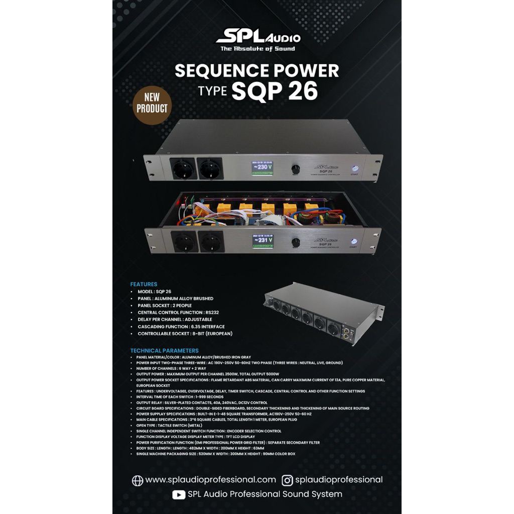 Power sequencer SPL Audio SQP26