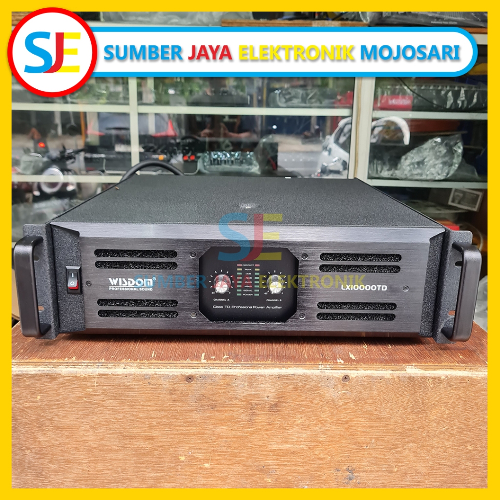 Power Amplifier Wisdom LX 10000 TD / Power Ampli 2 Channel Wisdom LX10000TD