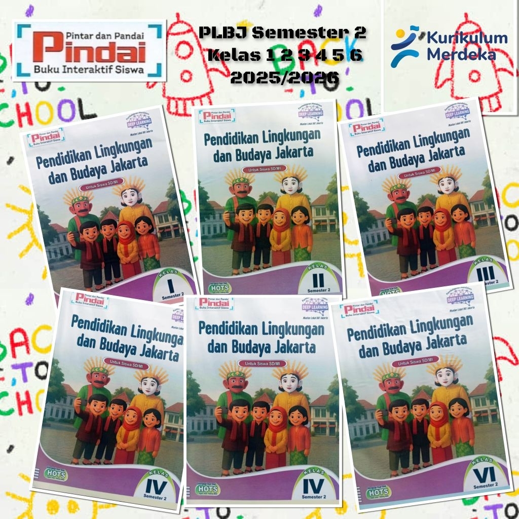 [baru 2025/2026] lks PINDAI plbj kelas 1 2 3 4 5 dan 6 Semester 2 kurikulum merdeka penerbit CV Arya
