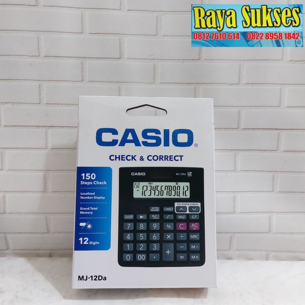 Calculator Casio Mj-12DA / Calculator 12 Digits / Calculator Casio