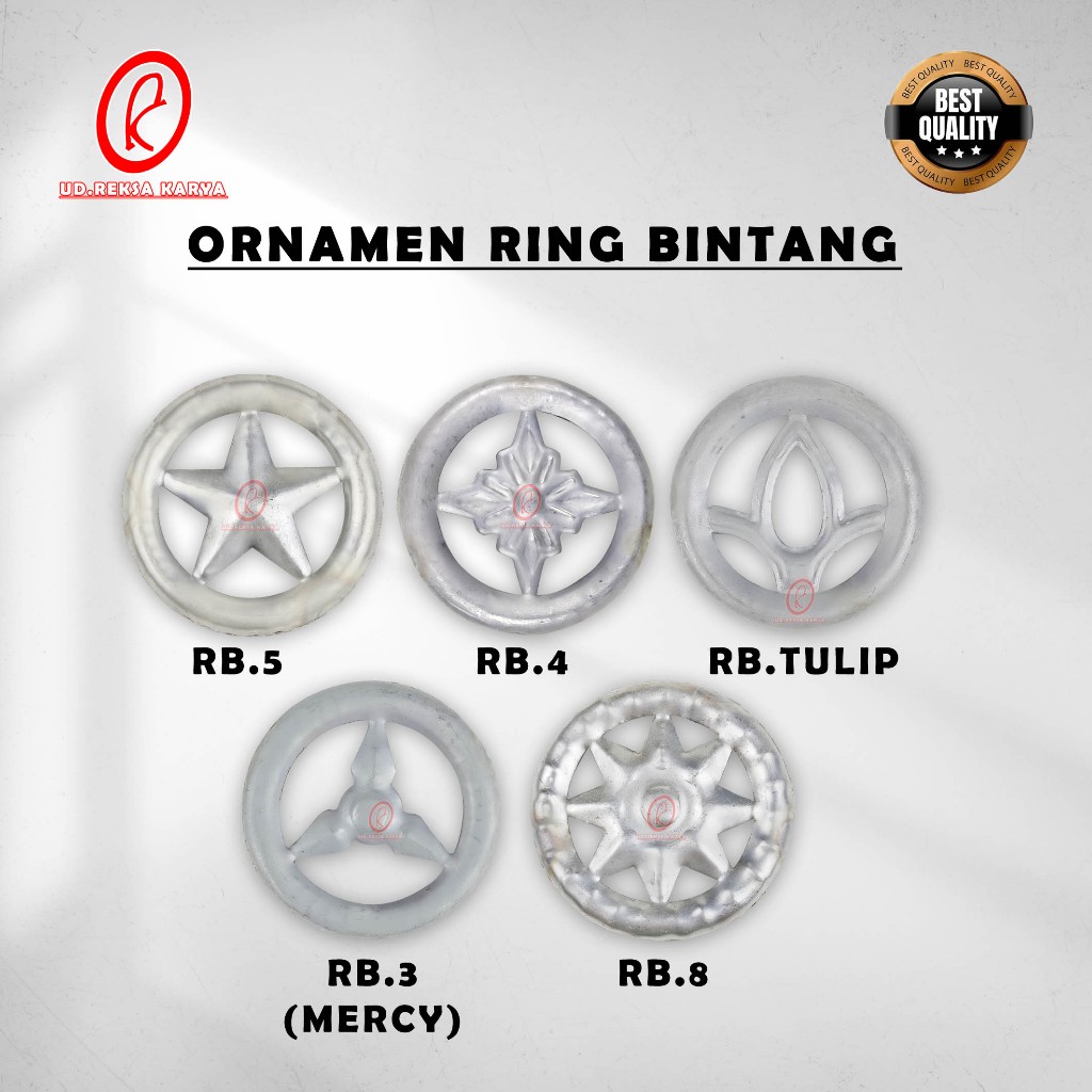 (Promo) Ornamen Ring Bintang | Ornamen Pintu Pagar Ring Bintang