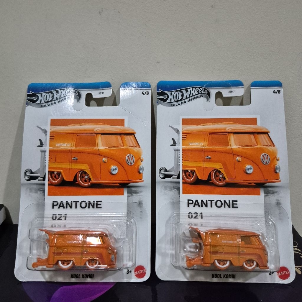 Hot Wheels VW Kool Kombi Pantone 021 Silver series orange oren cool combi