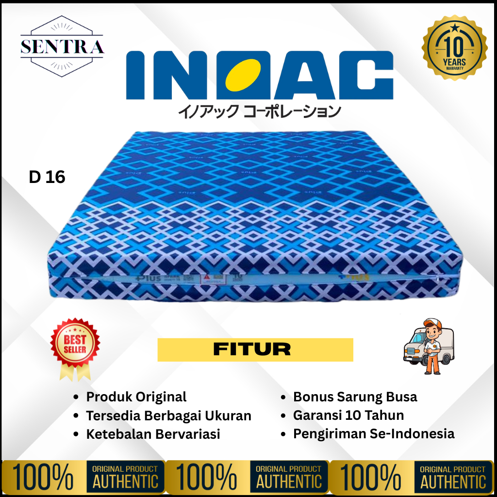 INOAC.KASUR BUSA / KASUR TIDUR / SPON TIDUR INOAC GARANSI RESMI