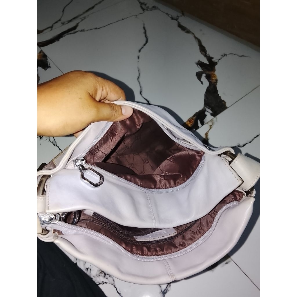 Tas Kulit Polio Lilac