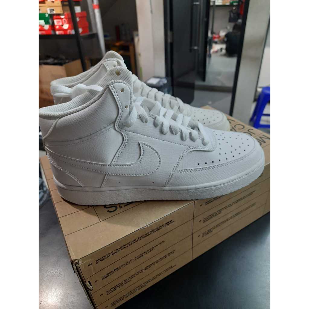 BARANG BARU EX DISPLAY SEPATU SNEAKERS NIKE Court Vision Mid Next Nature DN3577-100 SIZE=6.5=39=24.5