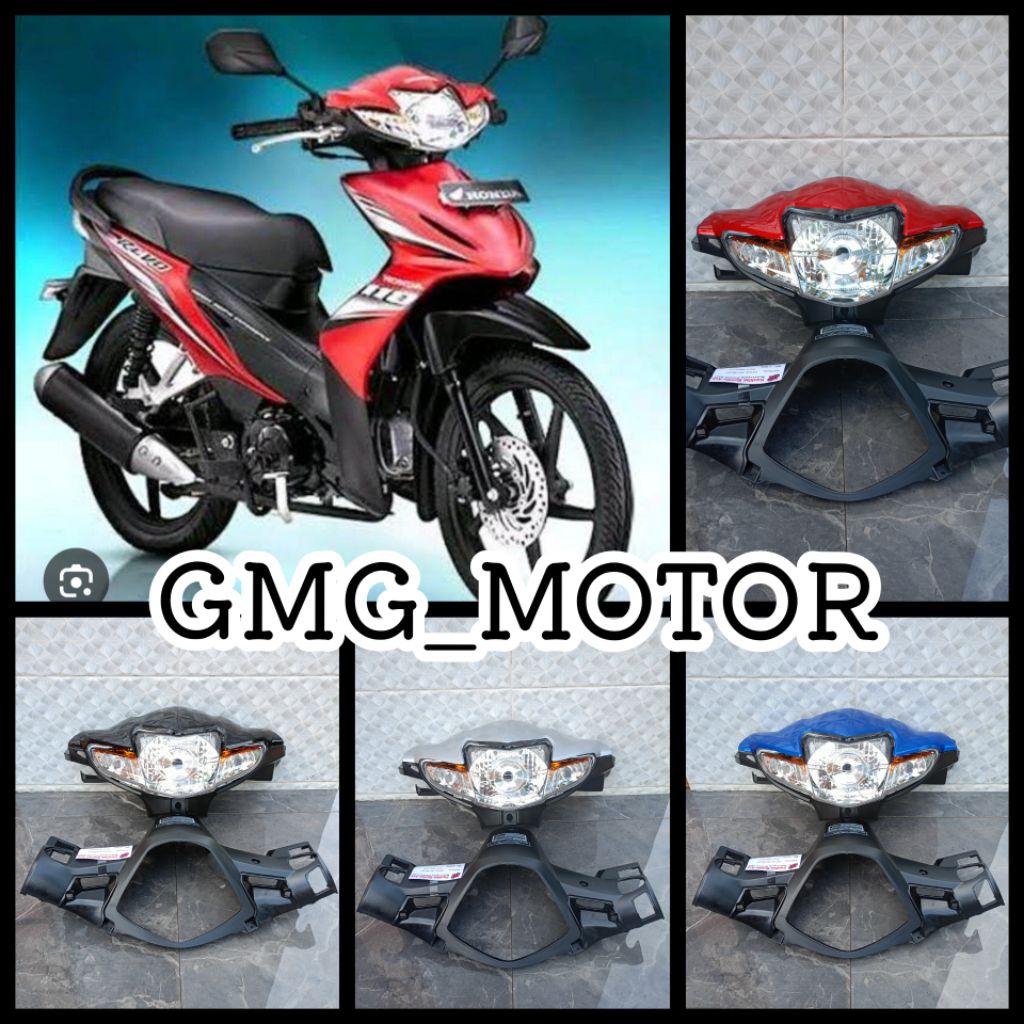 Cover batok totok depan belakang plus reflektor Honda Absolute Revo 110 / Revo fit