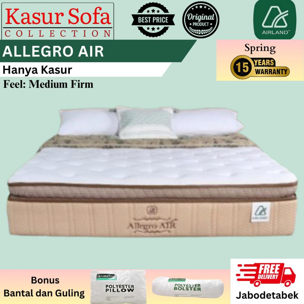 Airland Allegro Air (Hanya Kasur)/Matrass/Mattress/Springbed Latex (Medium Firm)