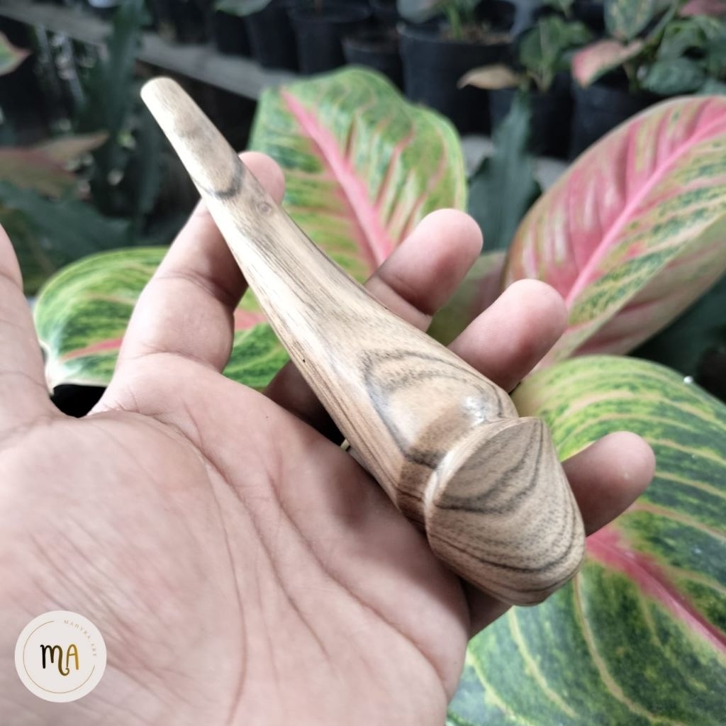 Mahyra.art • pipa once / once cangklong unik 15cm kayu sonokeling