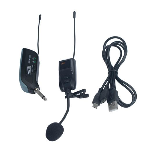 Microphone Wireless RCX RM-217 Original Single Channel UHF - Mic Tanpa Kabel Jarak 50M Anti Feedback