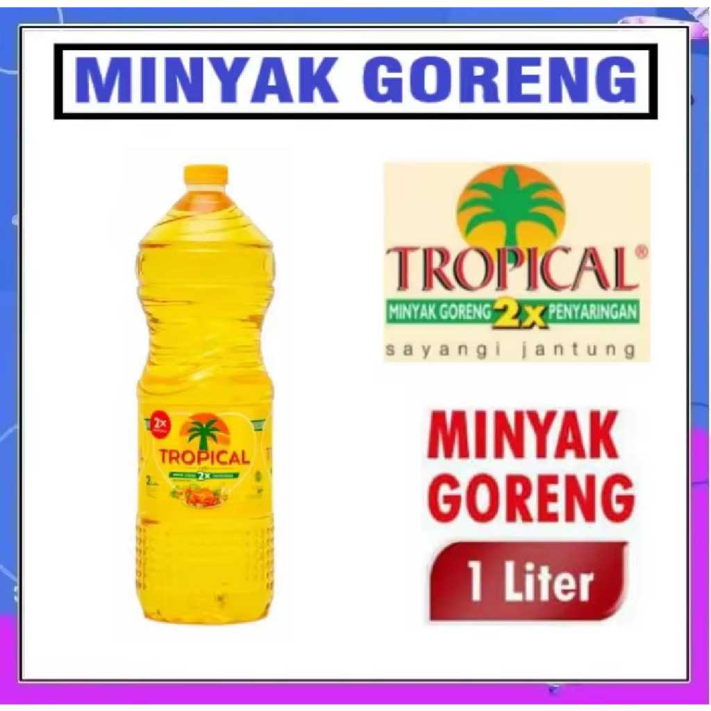 MINYAK GORENG TROPICAL 1 LITER