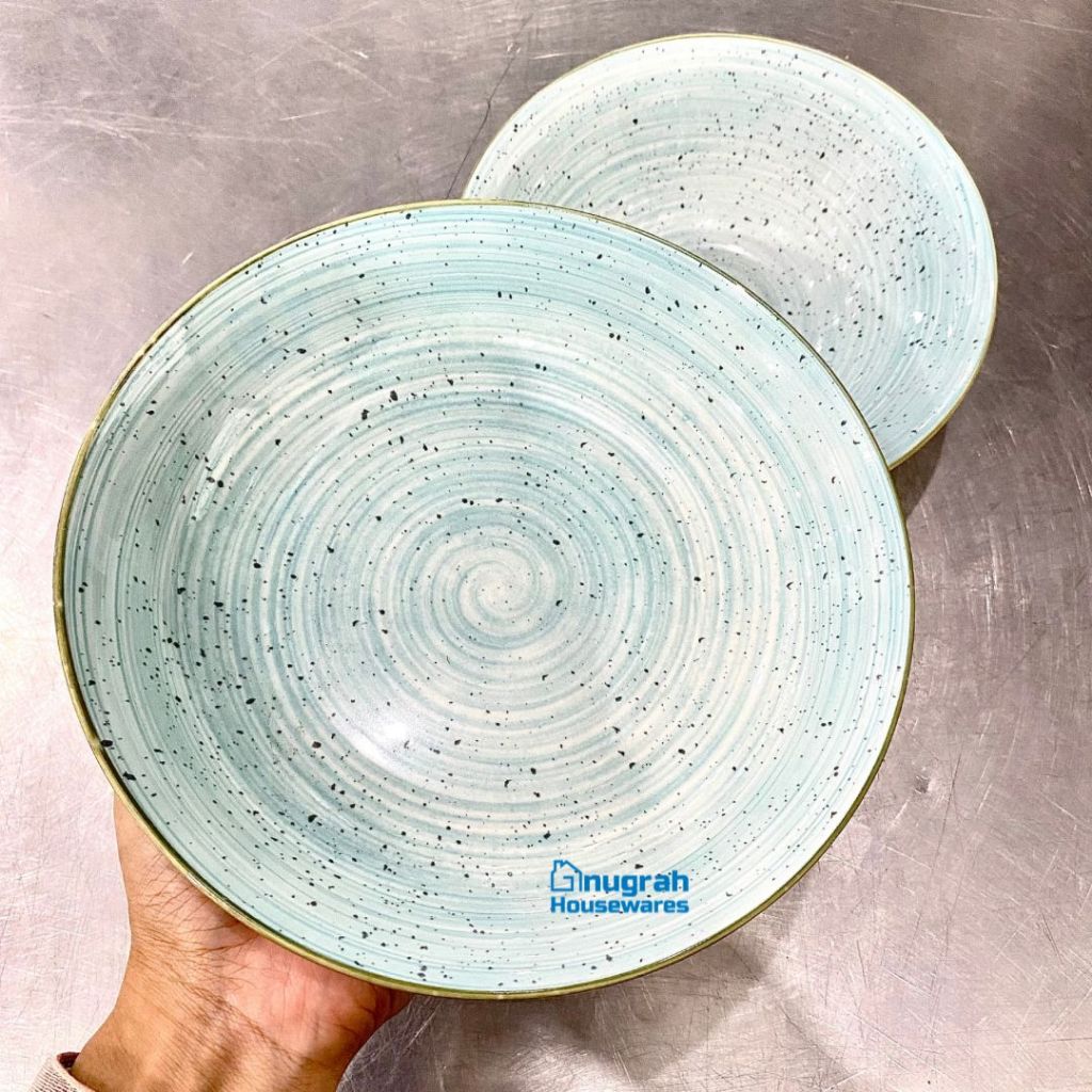 FORMIA Piring Keramik 8 Nara & Mangkok 7 Nara Mint