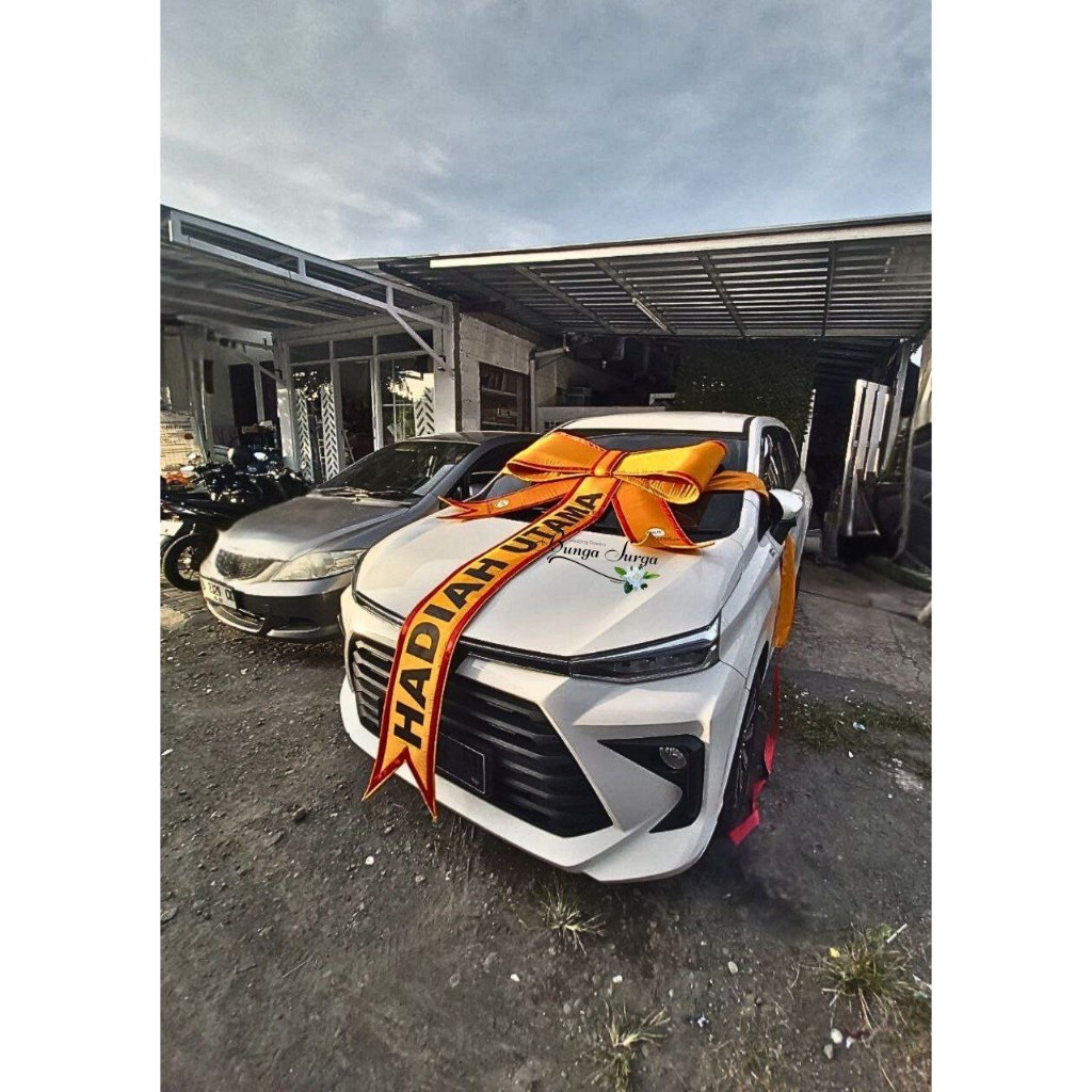 Pita Hadiah 3L/KADO/ Pita Simbolis/ Doorprize/ Hadiah Pita Besar/ Pita Besar Motor/PITA HADIAH MOBIL