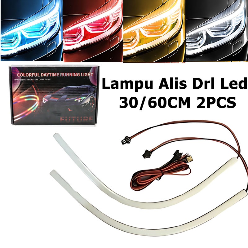 Lampu Alis Drl Led 30 CM 1 Mode Grade A Premium Class Mrek Aes Original