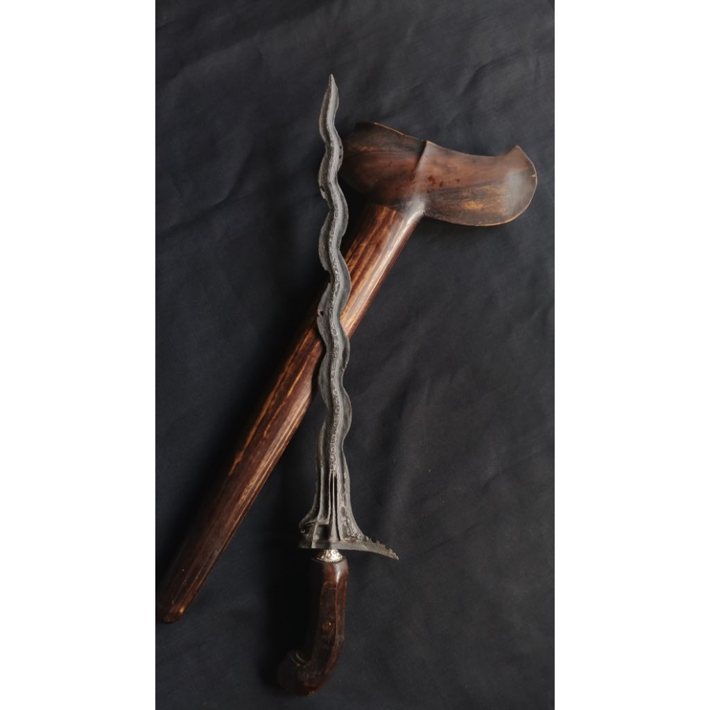 Original Lokasian | Keris Sengkelat luk 13 Pamor Wijitikun Est. Mataram Sepuh