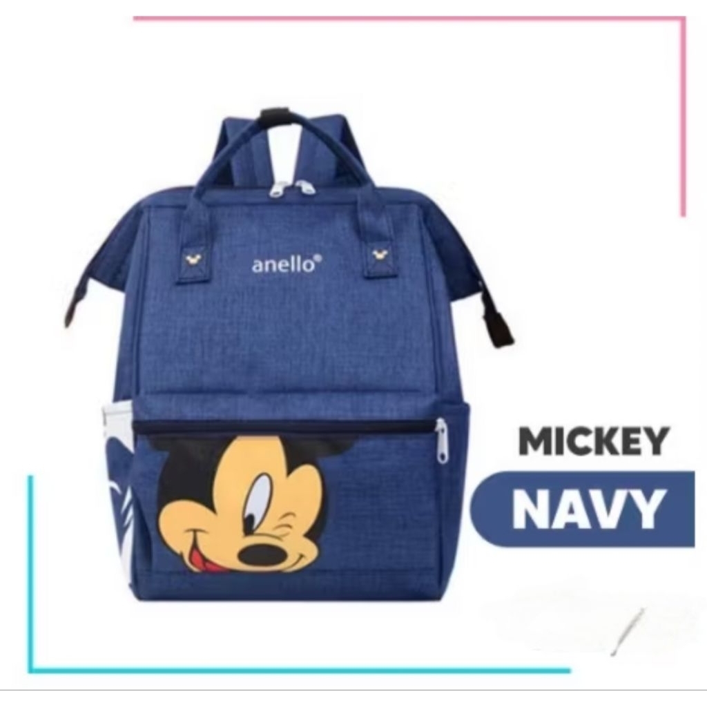 NEW backpack bayi anello / tas susu diapers bayi anello mickey mouse