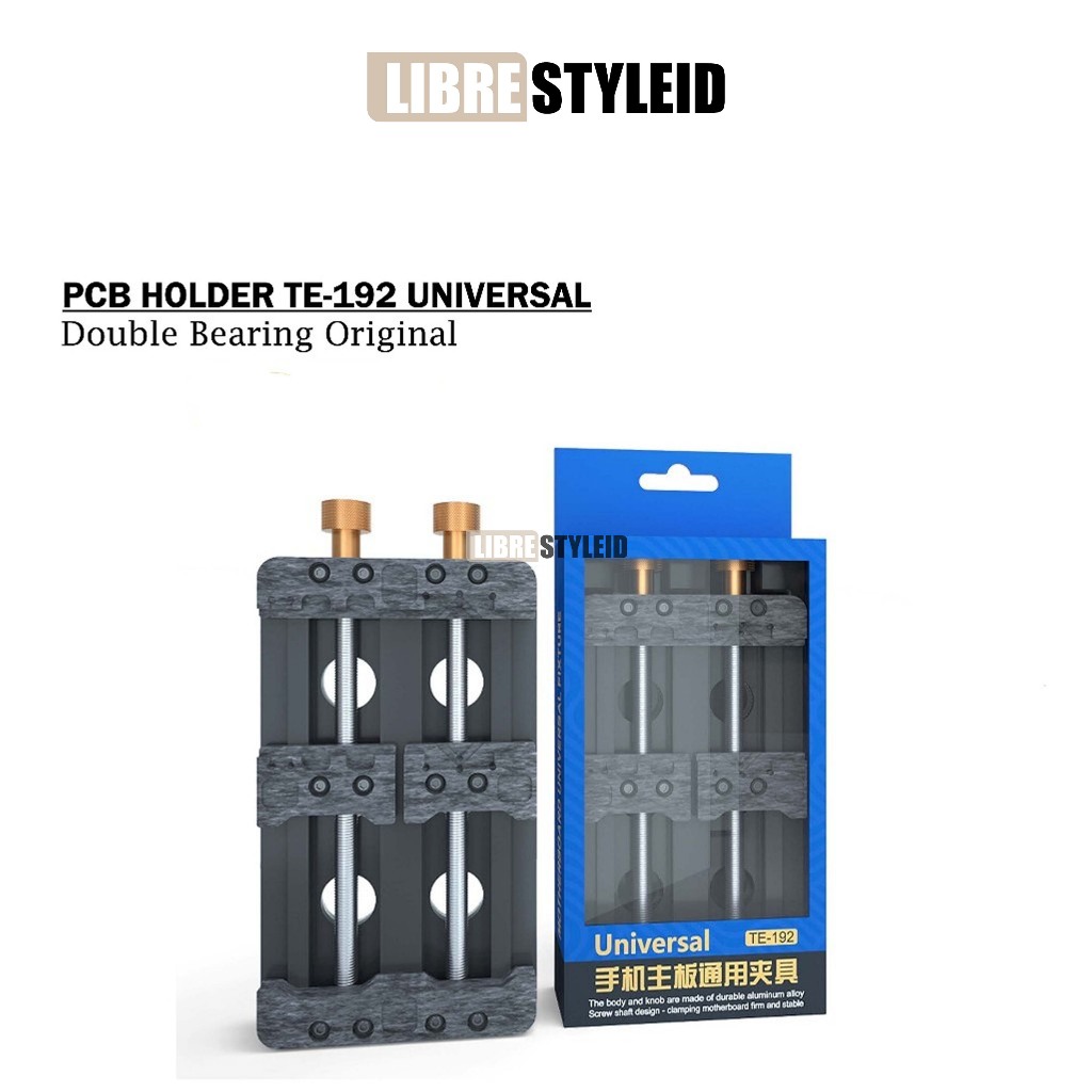 TELIJIA TE-192 PCB Holder Universal – Double Bearing Holder untuk PCB