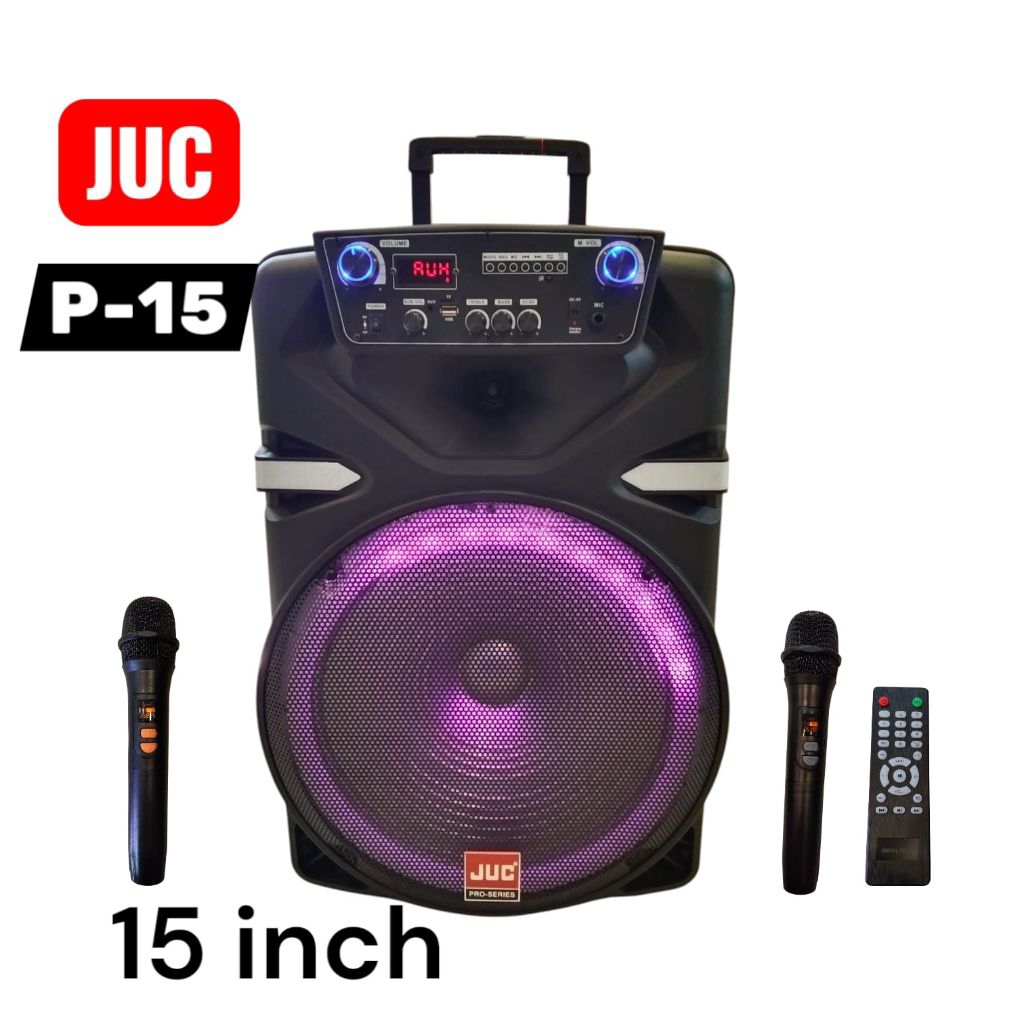 Speaker Portabel meeting JUC 15" P15 Speaker Karaoke Bluetooth
