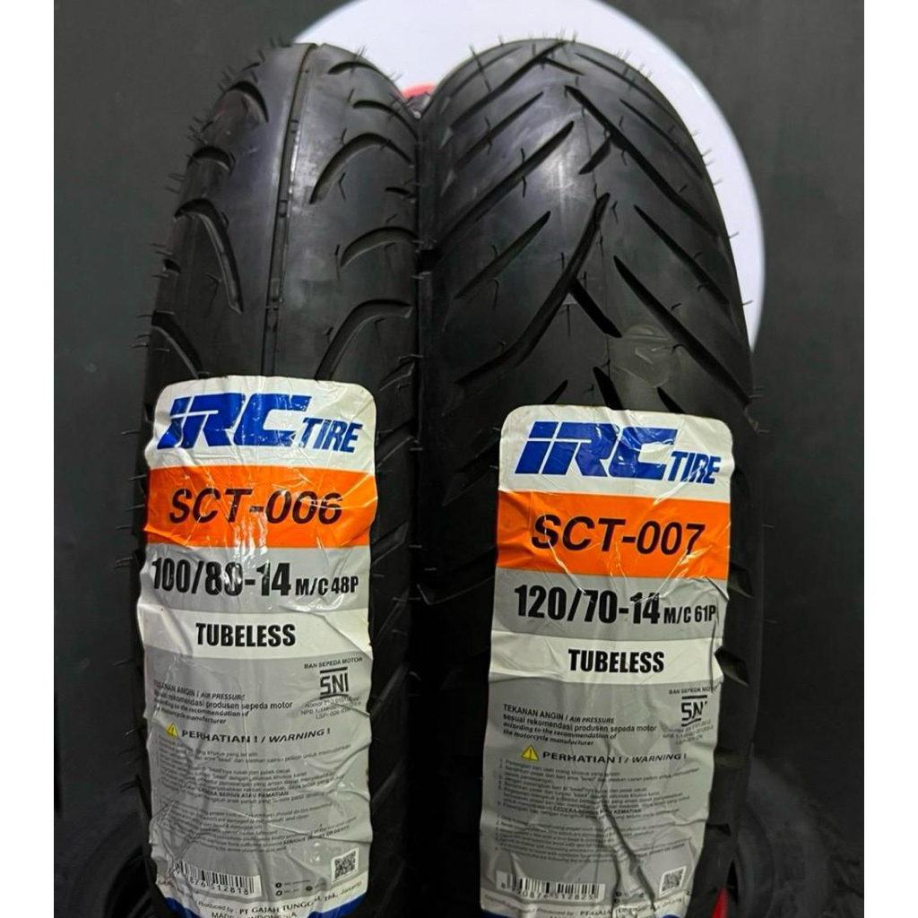 ban motor PCX 150 IRC TUBLES (100/80-14 & 120/70-14)