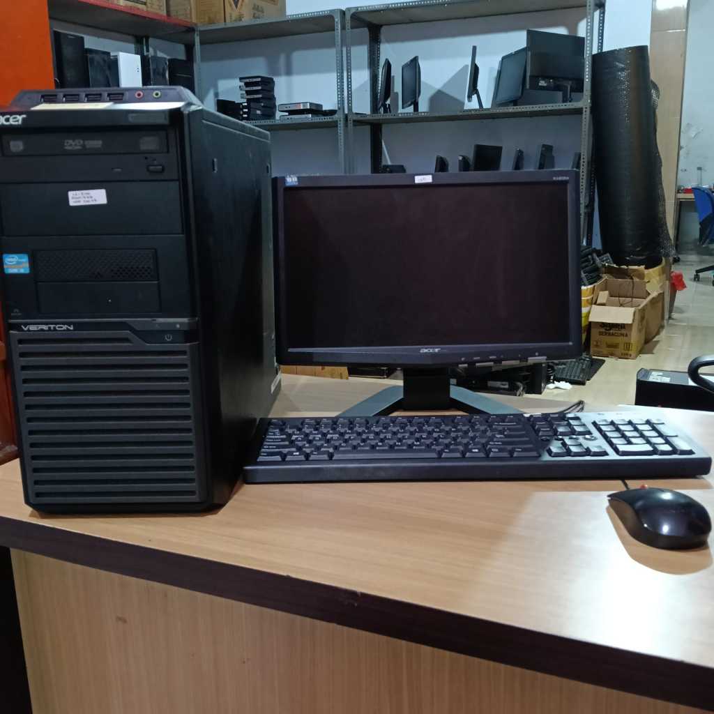 Paket PC Acer tower Core i3 gen 2/3 Full set Siap Pakai Bergaransi - PC Set Core i3 Murah