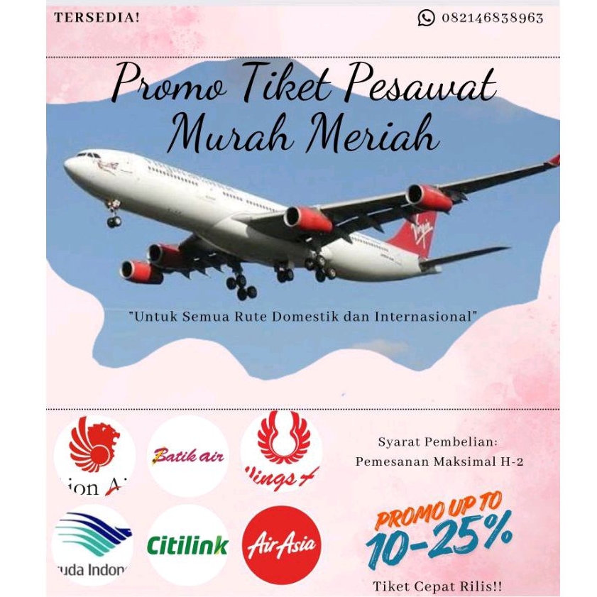 PROMO TIKET PESAWAT MURAH MERIAH