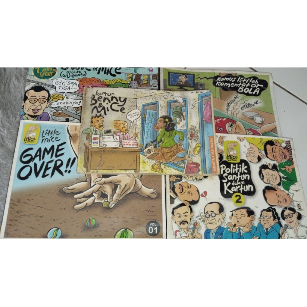 komik kartun benymice 5 buku