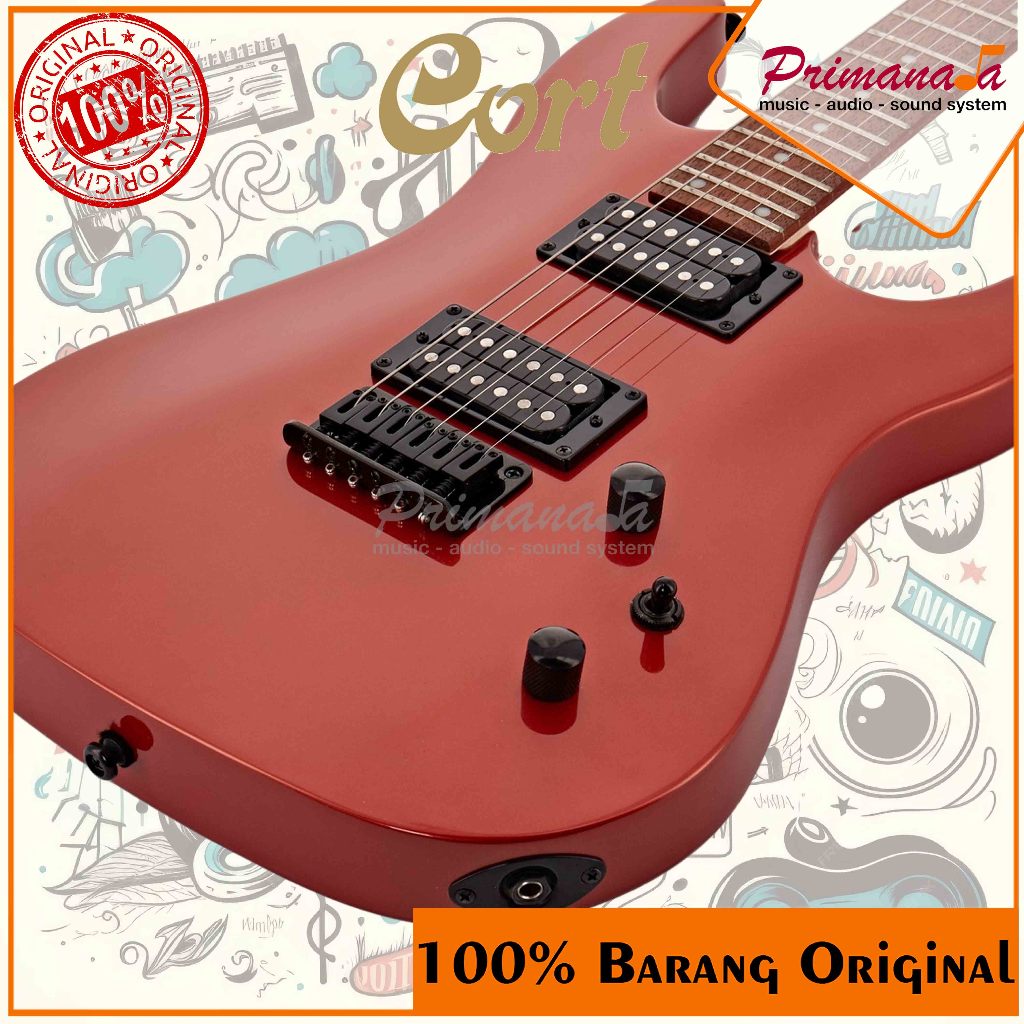 Cort KX100 IO Gitar Elektrik KX 100 Iron Oxide Guitar Elctric