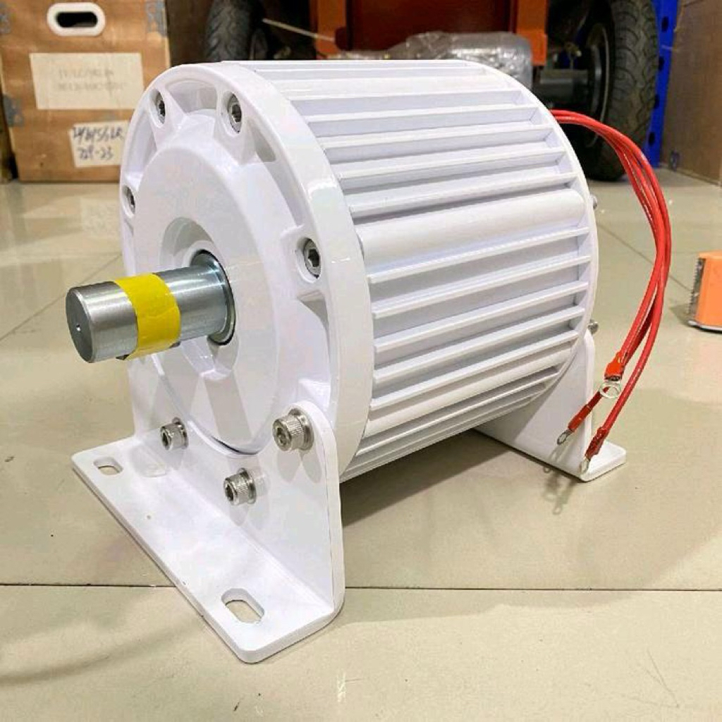 Generator Magnet Permanen Permanent Wind Turbine Turbin Angin 1000W 24V 48V Low RP