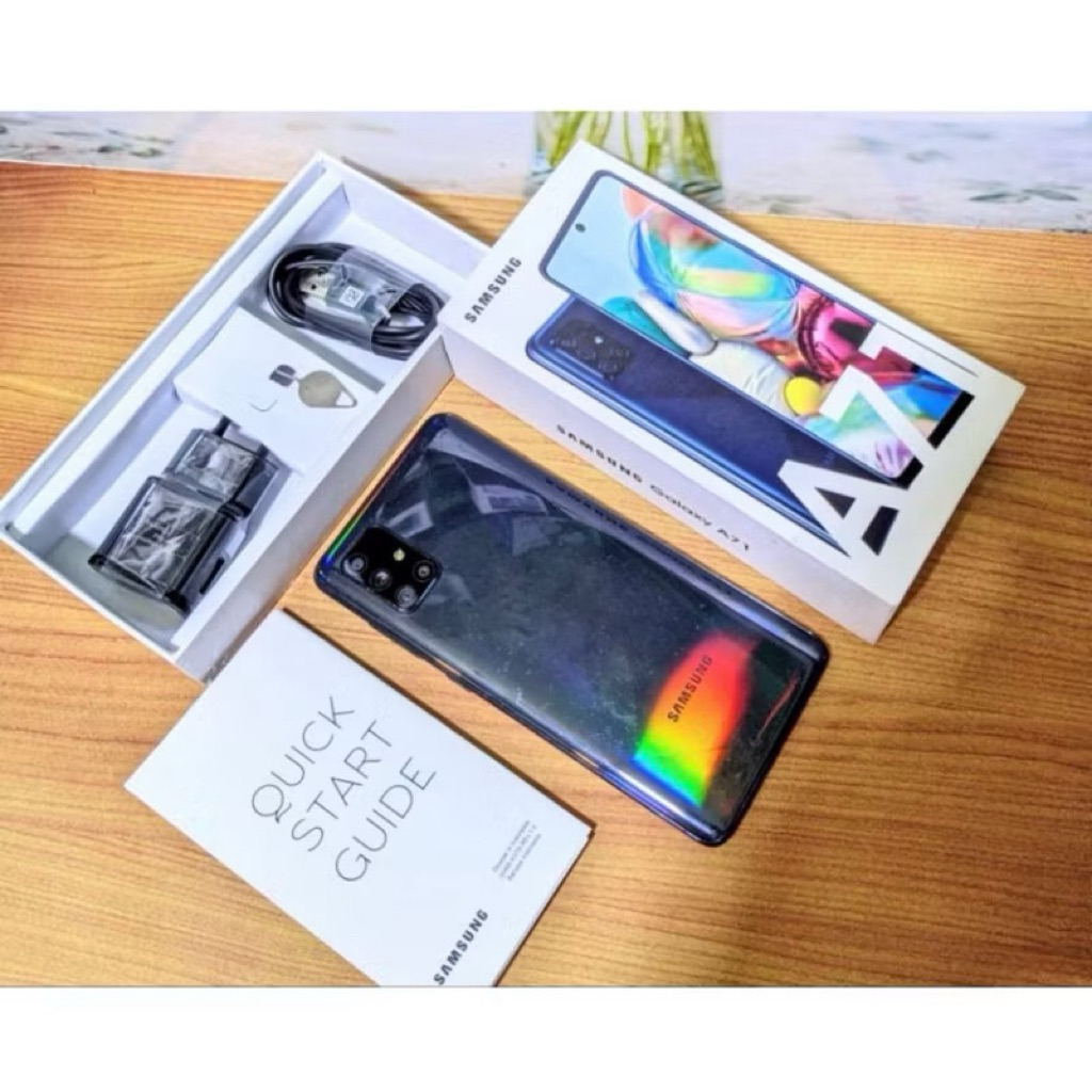 SAMSUNG GALAXY A71 8/128GB Second Original Ex Garansi Resmi SEIN Murah Kualitas Terbaik / Hp Android