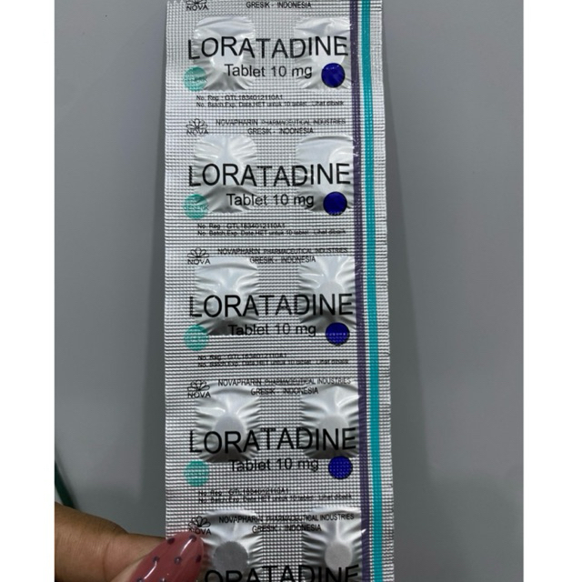 Loratadine 10mg 10 tablet NOVAPHARIN