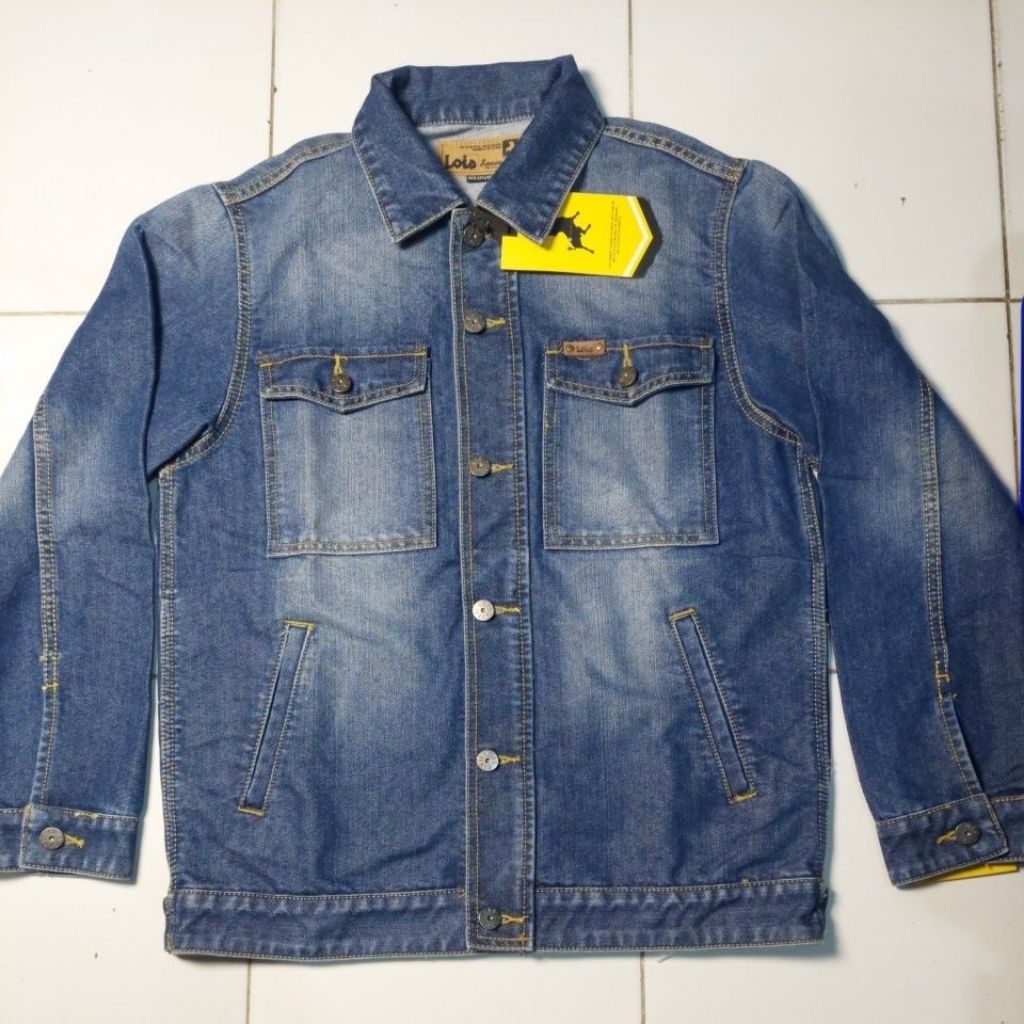 Jaket Lois Original // Jaket Denim Lois Original // [[art.MJT022] [[UKURAN M]]