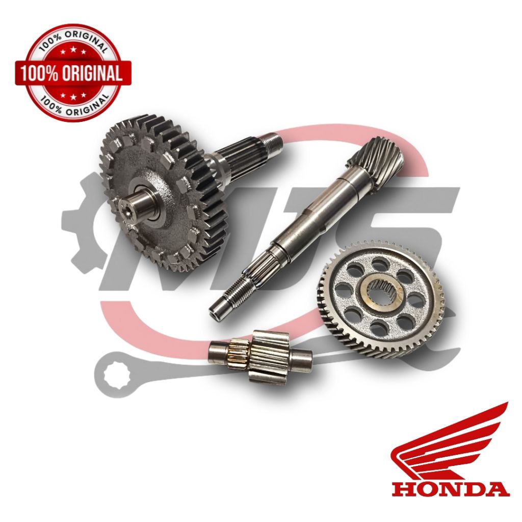 Gigi gear rasio as pully roda gear box assy HONDA Beat Fi Esp Spacy Scoopy KZL K44 K81 original