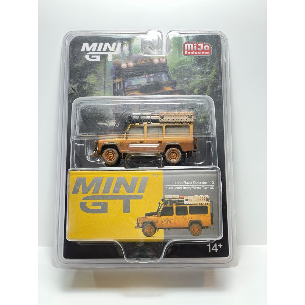 Mini GT Land Rover Defender 110 Camel Trophy ERROR