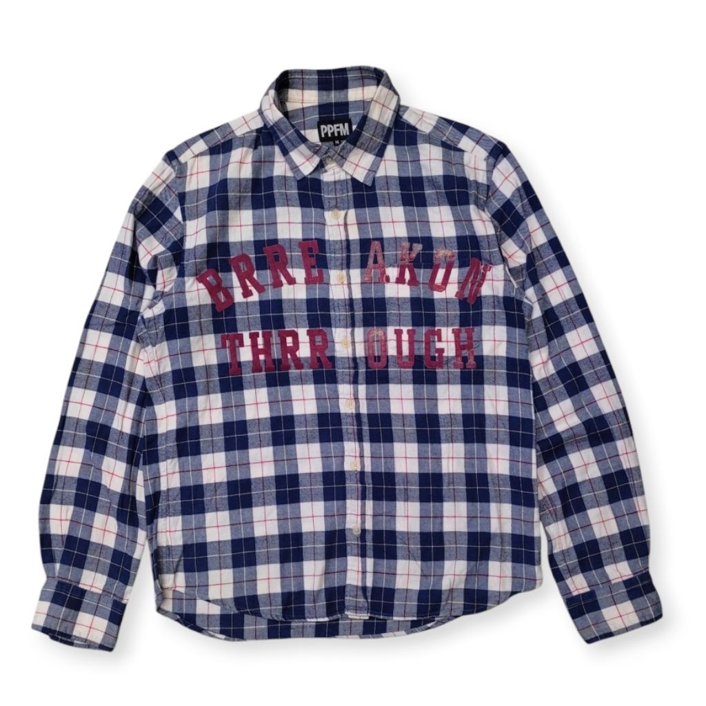 PPFM Japanese Brand Check Long Sleeve Shirt