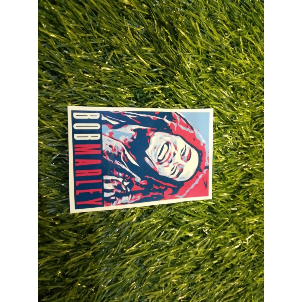 stiker vinyl bob marley