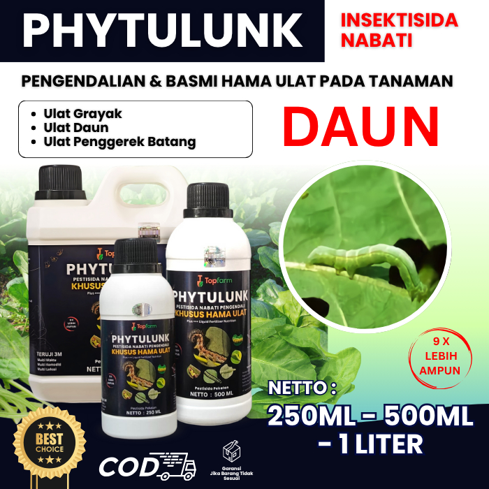 Obat Ulat Topfarm / Obat Pembasmi Ulat Pada Daun / Obat Ulat Daun Yang Ampuh / Obat Semprot Hama Ula