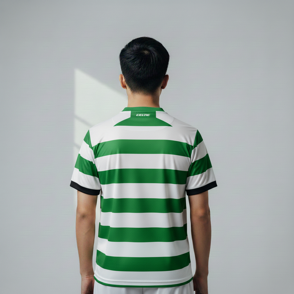 ATHLETIC SPORTWEAR - Jersey Vintage Bola Fantasy Celtic Home 2019-20 Fullprinting Casual - Atasan