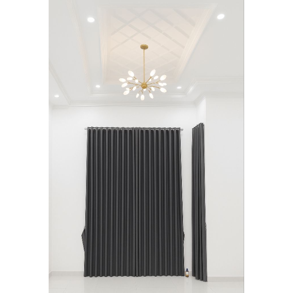 GORDEN IMPORT MEWAH WARNA ABU TUA | GORDEN BLACK OUT TEBAL | GORDEN PINTU DAN JENDELA | FREE HOOK DA