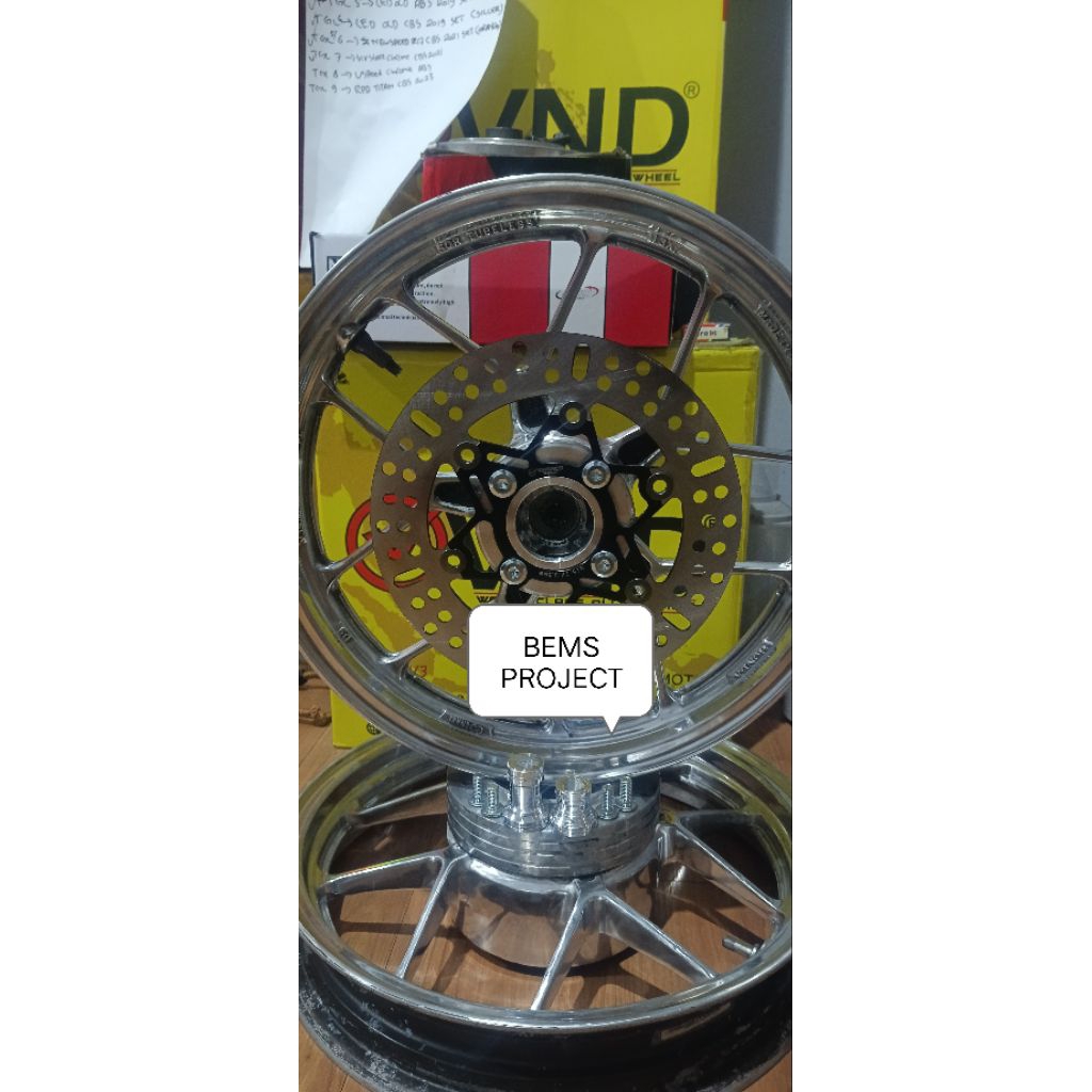 velg ori led old high polish pnp pcx 150/160 cbs