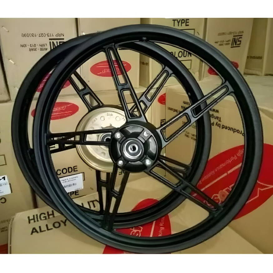 (TERMASUK PAKCING DUS DAN BUBBLE) Velg Zigen Vulture Palang 5 Standart Jupiter MX / Jupiter Z / Jupi