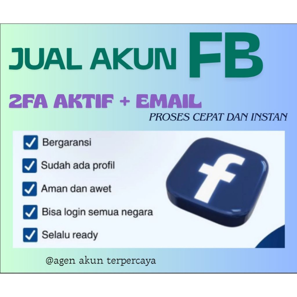 FB BERGARANSI EMAIL AKTIF 2FA ON