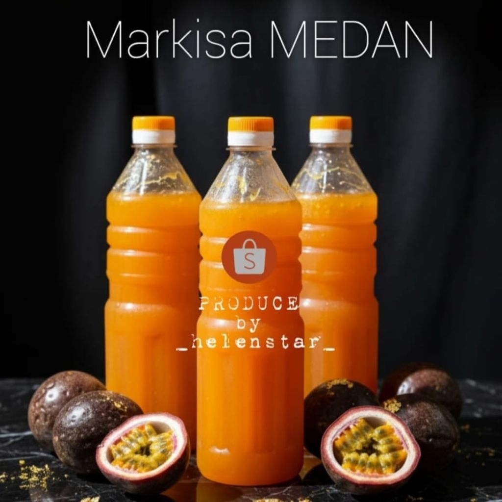 SIRUP MARKISA BRASTAGI MEDAN BERBULIR (1liter=1.3kg)