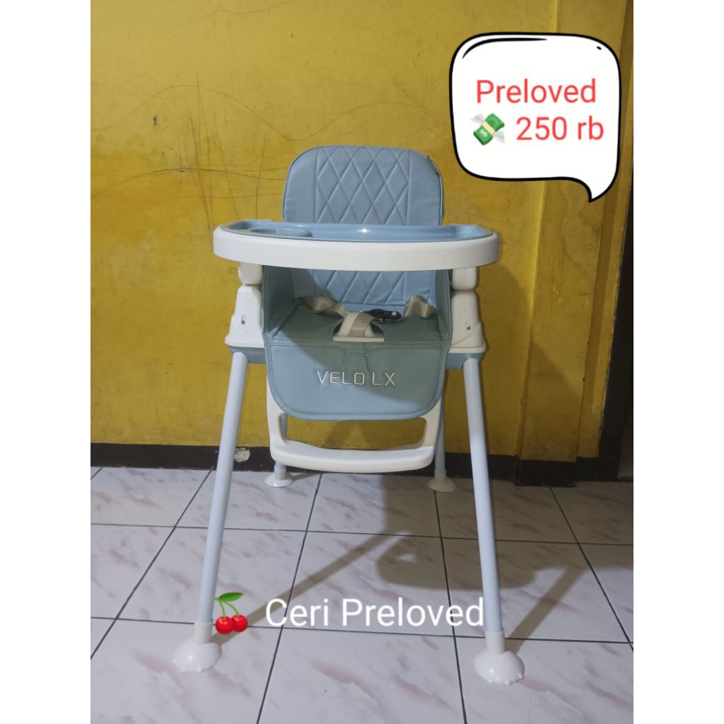 baby chair kursi makan bayi pliko velo LX