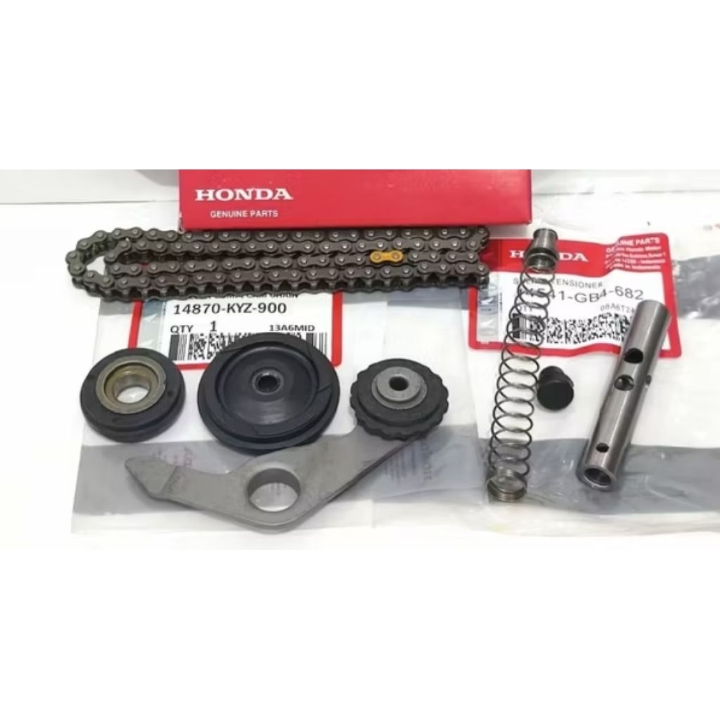 Rantai keteng KYZ + rol keteng set + suling keteng Honda Supra x helm in Supra x 125 fi Blade new 12