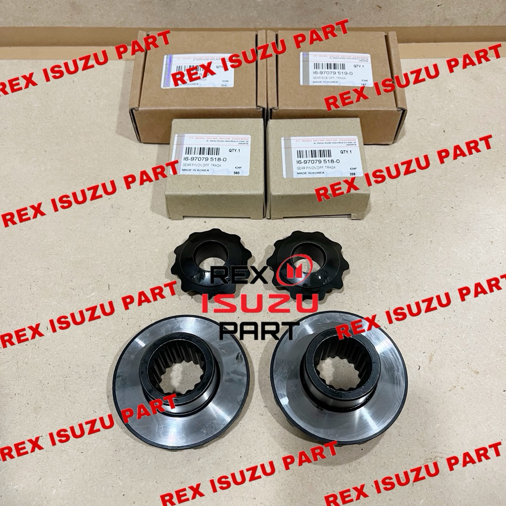 GIGI GEAR SET BOLU GARDAN PINION ISUZU TRAGA ORIGINAL ISUZU