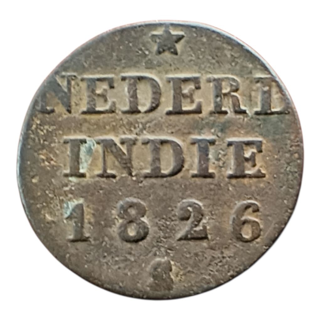 Koin Nederlandsch indie 1/4 Stuiver