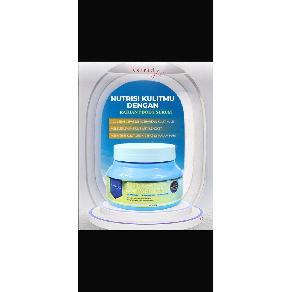 Body serum Astrid glows 10x niacimide