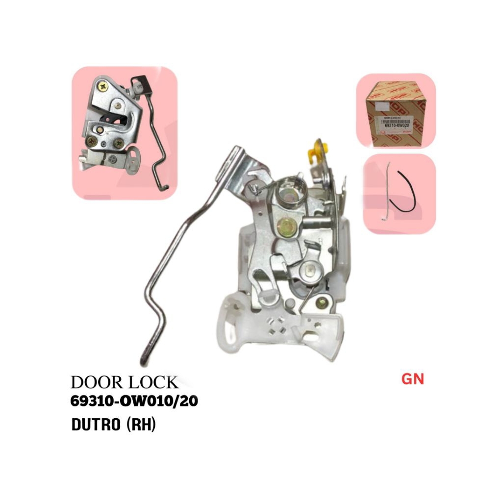 DOOR LOCK DUTRO (RH)/(LH) (69310-OW010/20) (69320-OW010/20)