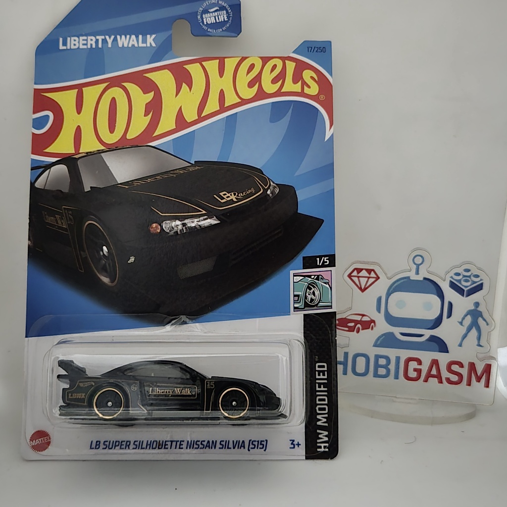 Hotwheels LB Super Silhouette Nissan Silvia (S15) | Black Color | HW Modified | LBWK | Very Rare | H