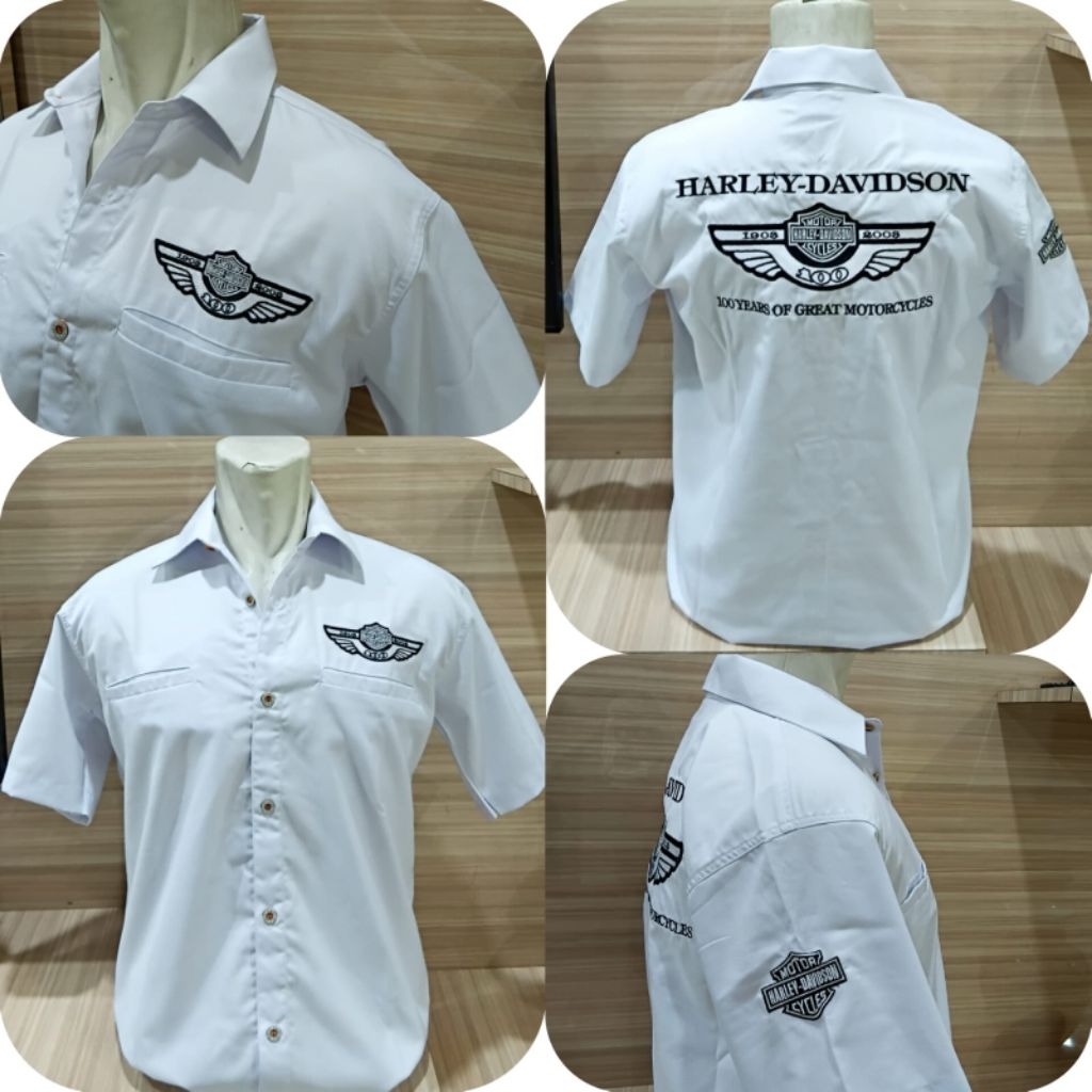 Kemeja Harley Davidson | Kemeja lengan pendek Harley | Kemeja Pendek | Kemeja Pria