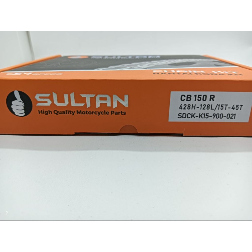 GEAR PAKET SULTAN.CB150R/SUPRA GTR 150(428H_128L/15T_45T)